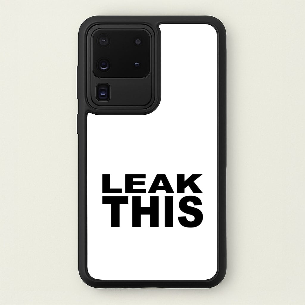 Leak This  - Tate Mcrae Phone Case for Galaxy S20 Ultra