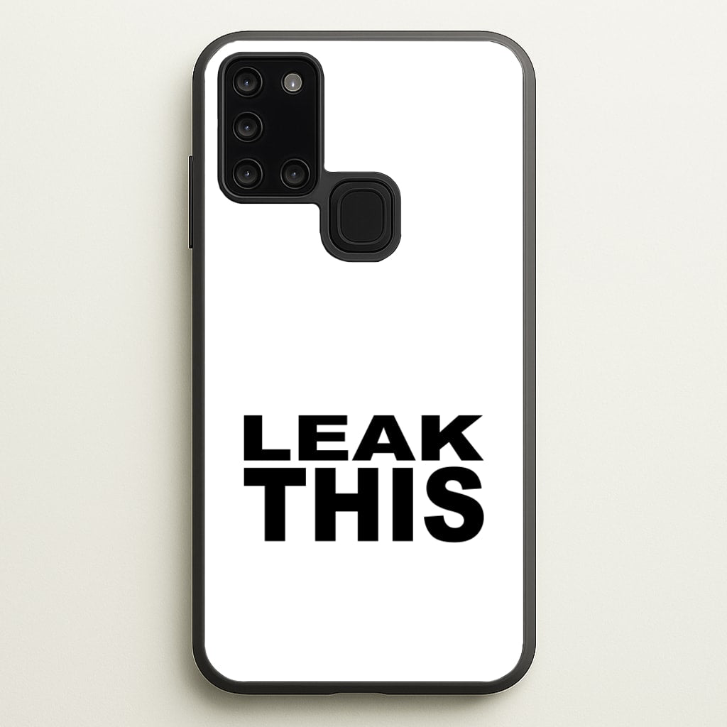 Leak This  - Tate Mcrae Phone Case for Galaxy A21s