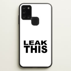 Leak This  - Tate Mcrae Phone Case for Galaxy A21s