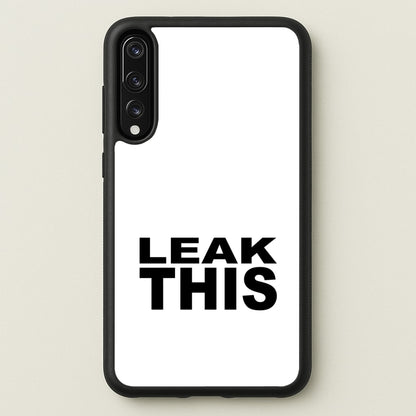 Leak This  - Tate Mcrae Phone Case for Huawei P20 Pro