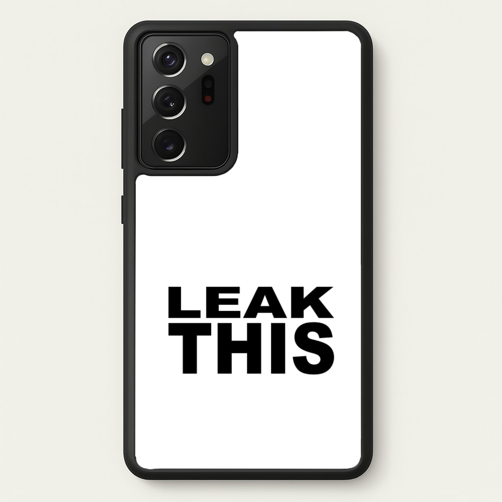 Leak This  - Tate Mcrae Phone Case for Galaxy Note 20 Ultra