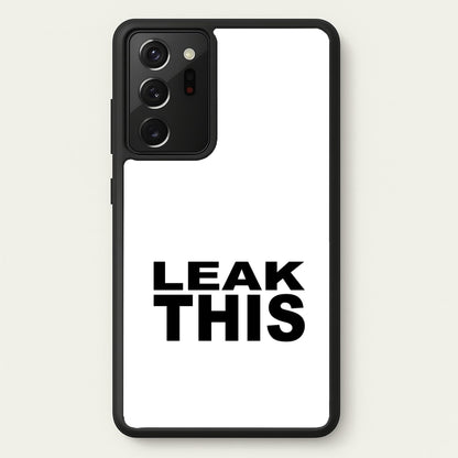 Leak This  - Tate Mcrae Phone Case for Galaxy Note 20 Ultra
