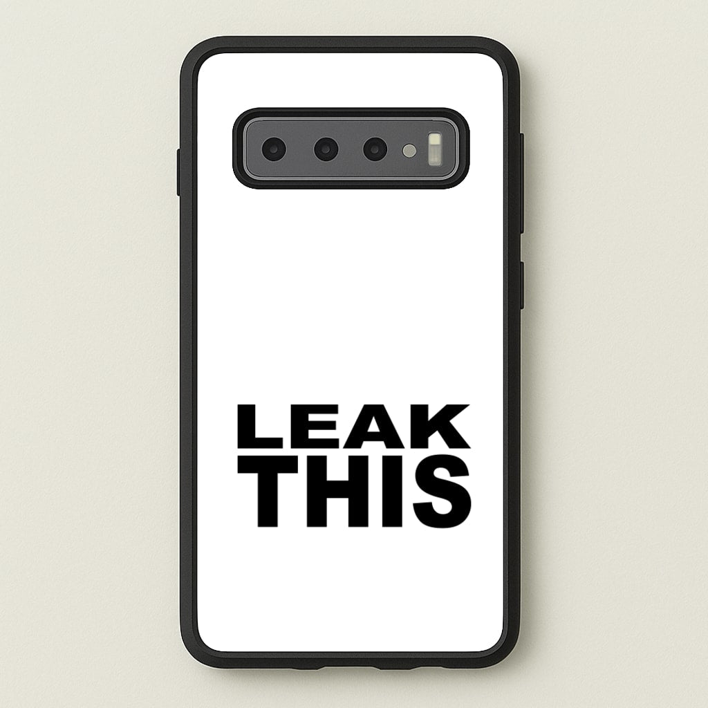 Leak This  - Tate Mcrae Phone Case for Galaxy S10 Plus