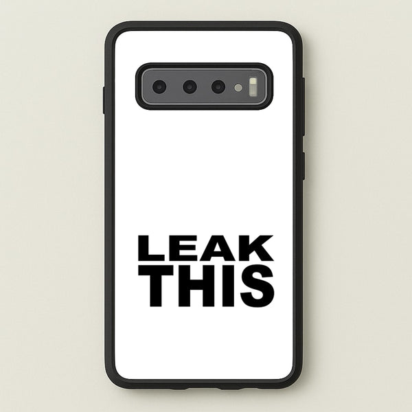 Leak This  - Tate Mcrae Phone Case for Galaxy S10 Plus