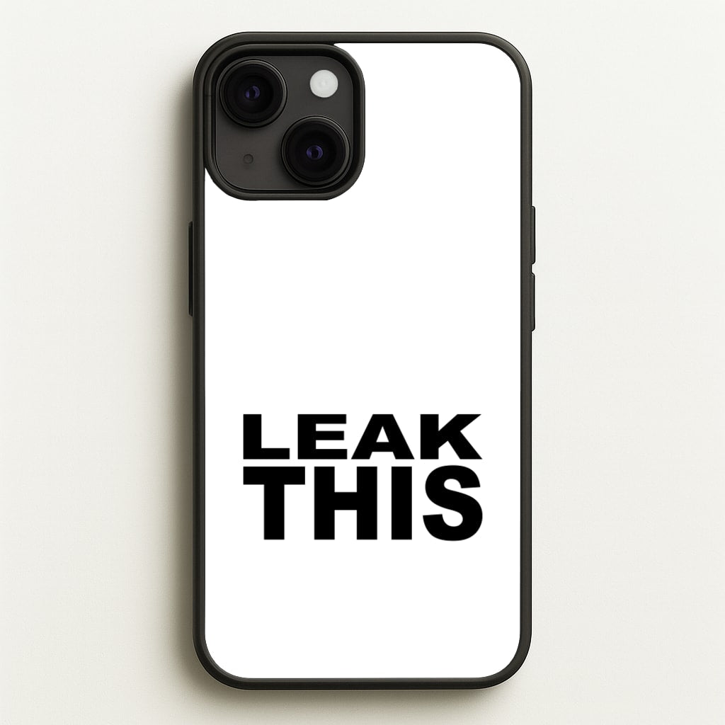 Leak This  - Tate Mcrae Phone Case for iPhone 13
