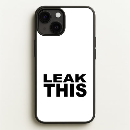 Leak This  - Tate Mcrae Phone Case for iPhone 13