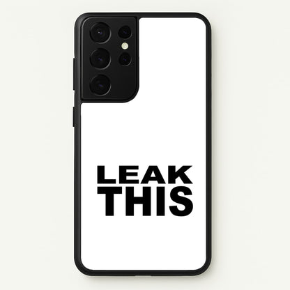 Leak This  - Tate Mcrae Phone Case for Galaxy S21 Ultra