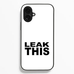 Leak This  - Tate Mcrae Phone Case for iPhone 16 Plus