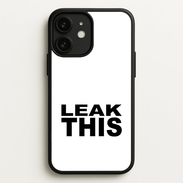 Leak This  - Tate Mcrae Phone Case for iPhone 11