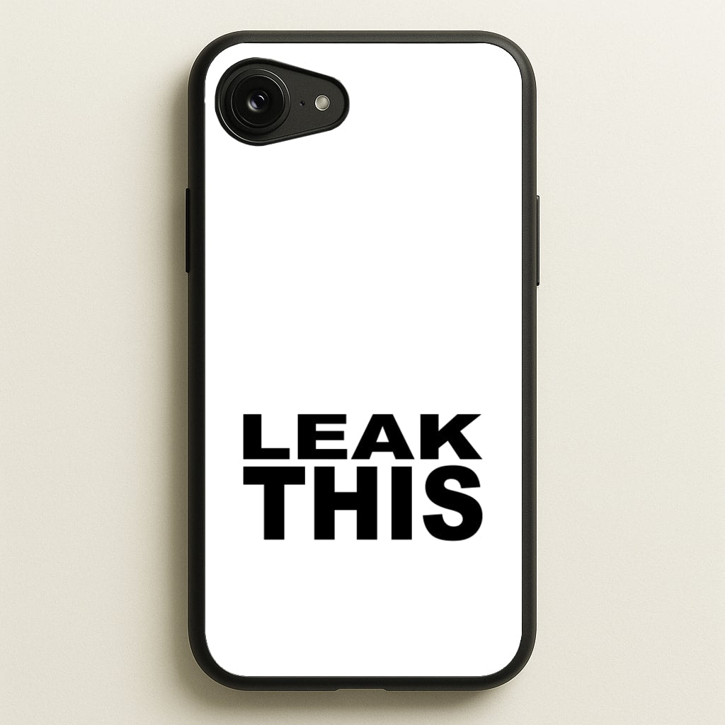 Leak This  - Tate Mcrae Phone Case for iPhone 16e