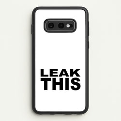 Leak This  - Tate Mcrae Phone Case for Galaxy S10e