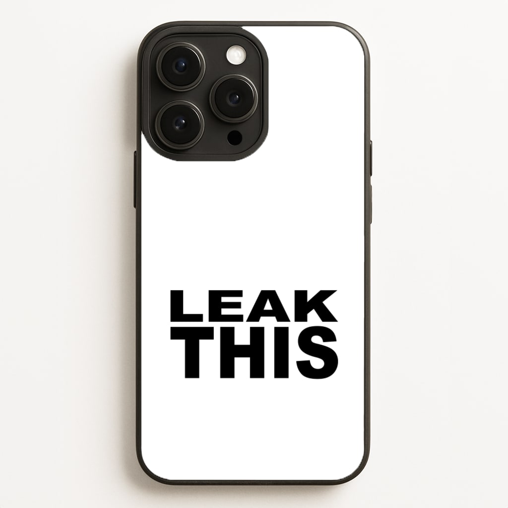 Leak This  - Tate Mcrae Phone Case for iPhone 12 Pro Max