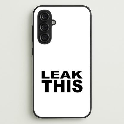 Leak This  - Tate Mcrae Phone Case for Galaxy S23FE