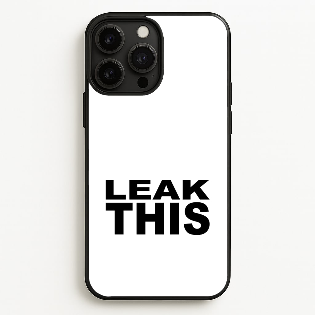 Leak This  - Tate Mcrae Phone Case for iPhone 13 Pro Max