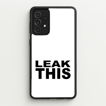 Leak This  - Tate Mcrae Phone Case for Galaxy A52 / A52s