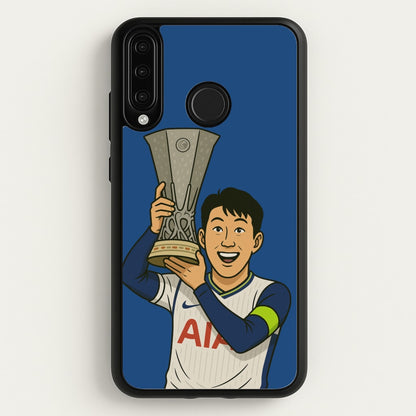 Son's Trophy Lift  - Football Phone Case for Huawei P30 Lite