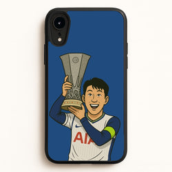 Son's Trophy Lift  - Football Phone Case for iPhone XR