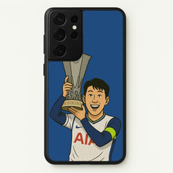 Son's Trophy Lift  - Football Phone Case for Galaxy S21 Ultra