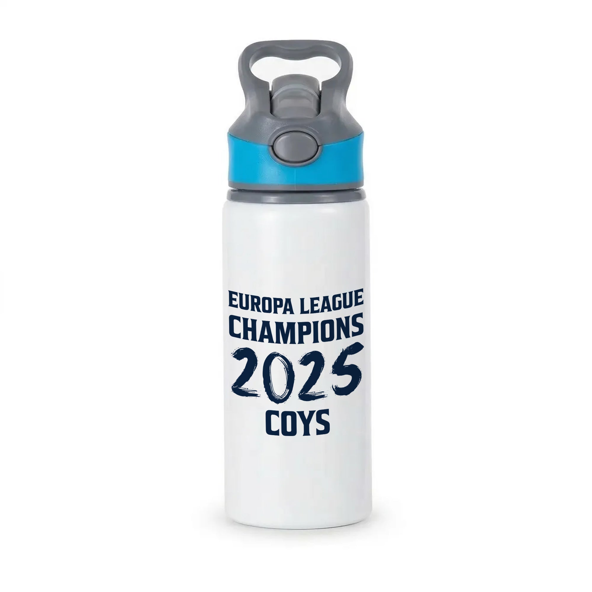 Europa League Winners 2025 - COYS Active Water Bottle - Blue