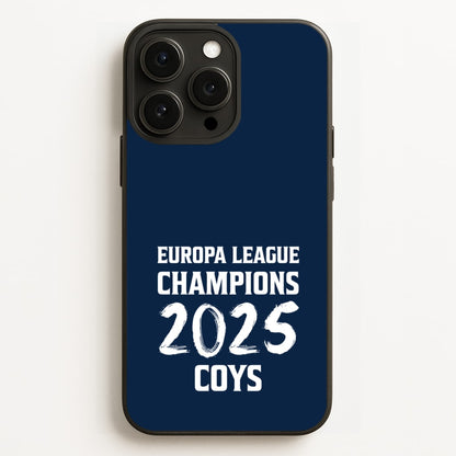 Europa League Winners 2025 - COYS  - Football Phone Case for iPhone 12 Pro Max