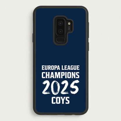 Europa League Winners 2025 - COYS  - Football Phone Case for Galaxy S9 Plus