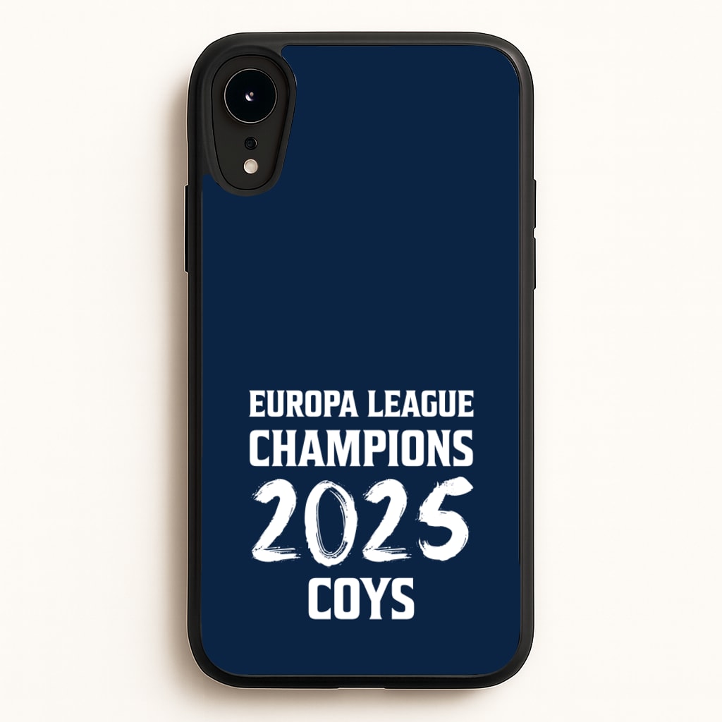 Europa League Winners 2025 - COYS  - Football Phone Case for iPhone XR