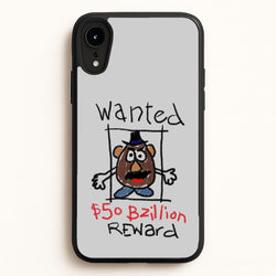 Mr Potato Head - Wanted A Story of Toys  - Disney Phone Case for iPhone XR