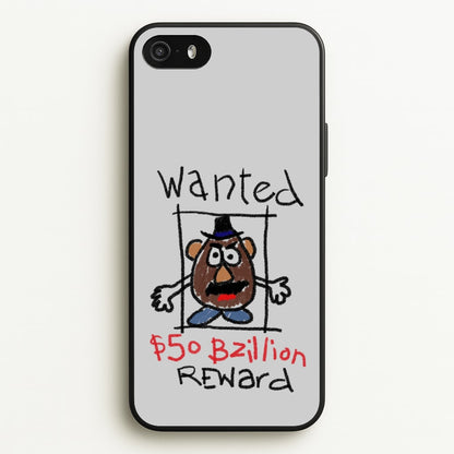 Mr Potato Head - Wanted A Story of Toys  - Disney Phone Case for iPhone 5 / 5s / SE 2016