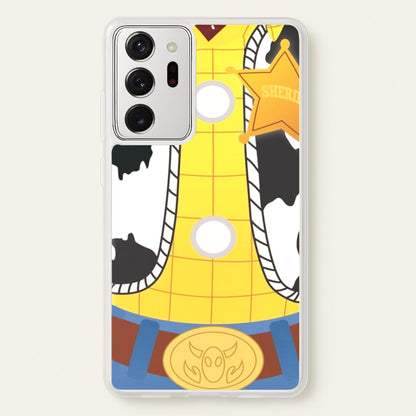 Woody Costume  - Disney Phone Case for Galaxy Note 20 Ultra
