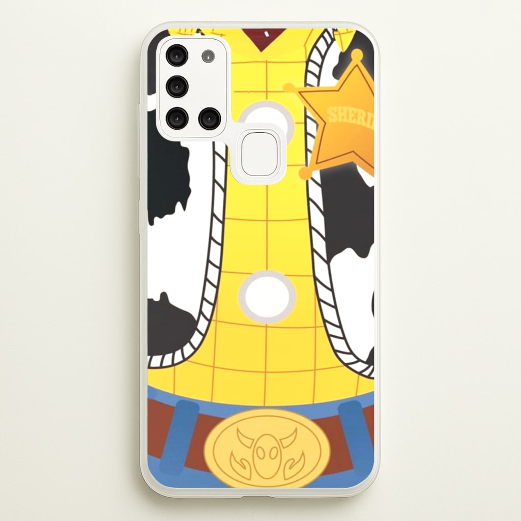 Woody Costume  - Disney Phone Case for Galaxy A21s