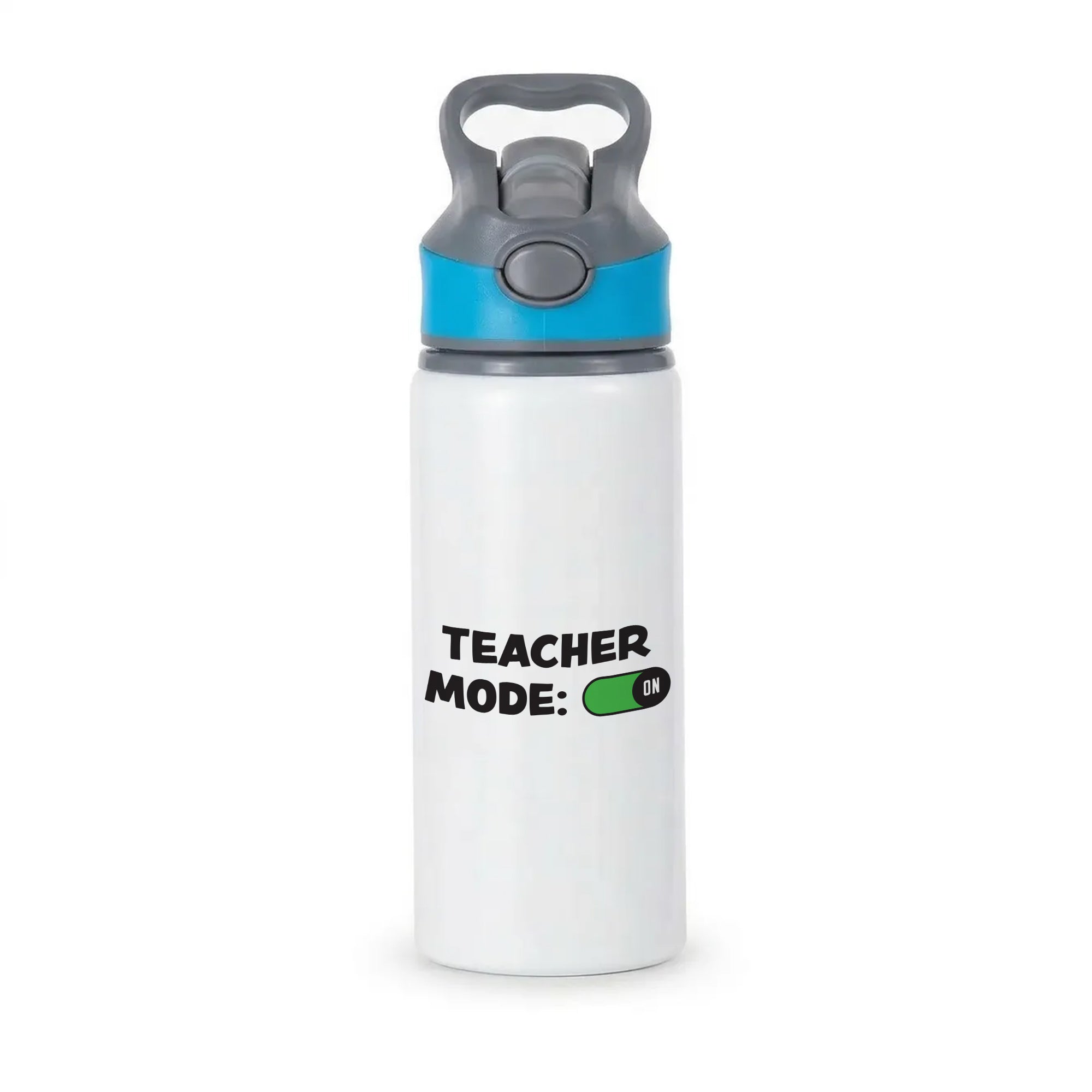 Teacher Mode On Active Water Bottle - Blue