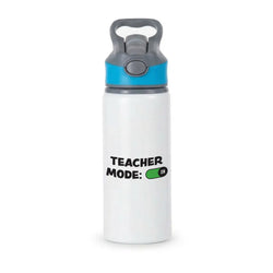 Teacher Mode On Active Water Bottle - Blue