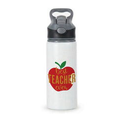Apple Best Teacher Ever Active Water Bottle - Black