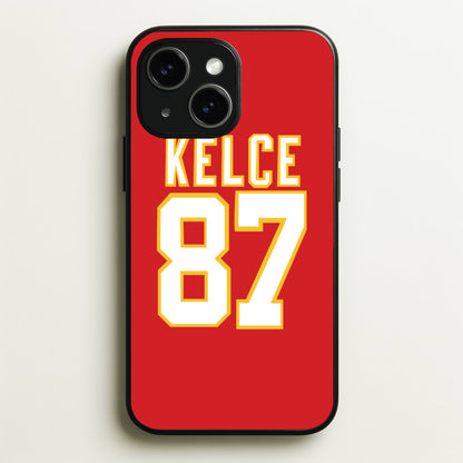 Kelce 87 - Travis  - Travis Kelce Phone Case for iPhone 15 Plus