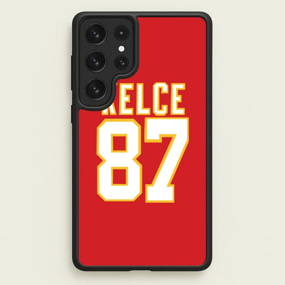 Kelce 87 - Travis  - Travis Kelce Phone Case for Galaxy S23 Ultra