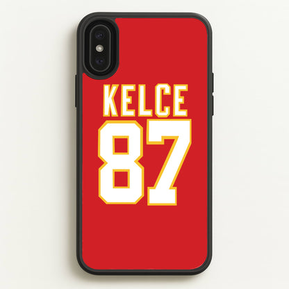Kelce 87 - Travis  - Travis Kelce Phone Case for iPhone XS Max