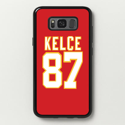 Kelce 87 - Travis  - Travis Kelce Phone Case for Galaxy S8