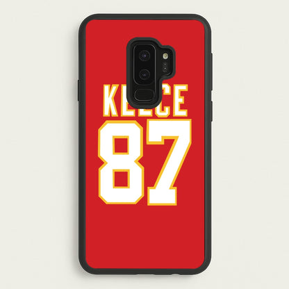 Kelce 87 - Travis  - Travis Kelce Phone Case for Galaxy S9 Plus
