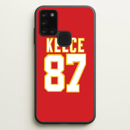 Kelce 87 - Travis  - Travis Kelce Phone Case for Galaxy A21s