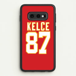 Kelce 87 - Travis  - Travis Kelce Phone Case for Galaxy S10e