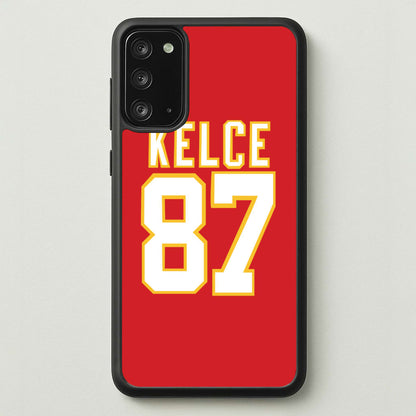 Kelce 87 - Travis  - Travis Kelce Phone Case for Galaxy Note 20
