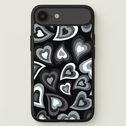 Black Hearts - Trippy Patterns Phone Case for iPhone 17 Air