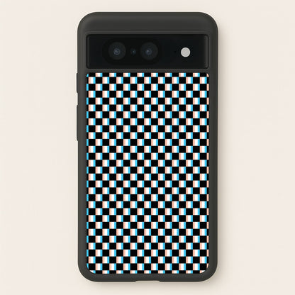 3D Squares - Trippy Patterns  - Trippy Patterns Phone Case for Google Pixel 8