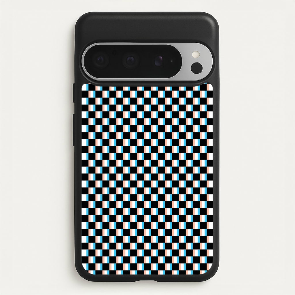 3D Squares - Trippy Patterns  - Trippy Patterns Phone Case for Google Pixel 9 Pro XL