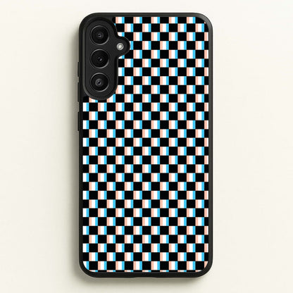 3D Squares - Trippy Patterns  - Trippy Patterns Phone Case for Galaxy A36