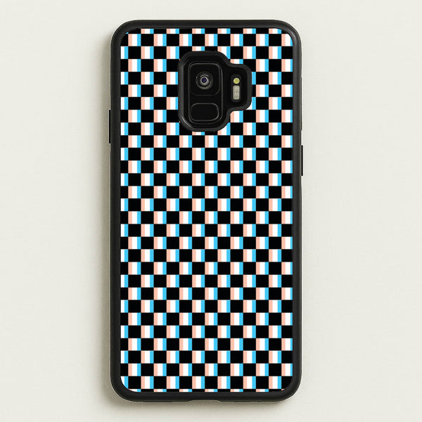 3D Squares - Trippy Patterns  - Trippy Patterns Phone Case for Galaxy S9
