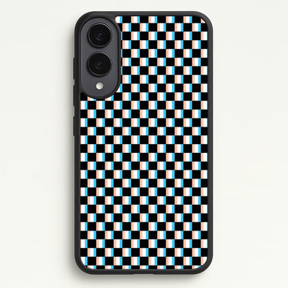 3D Squares - Trippy Patterns  - Trippy Patterns Phone Case for Galaxy S25 Edge