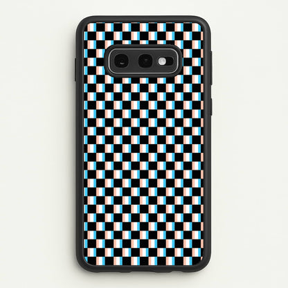 3D Squares - Trippy Patterns  - Trippy Patterns Phone Case for Galaxy S10e