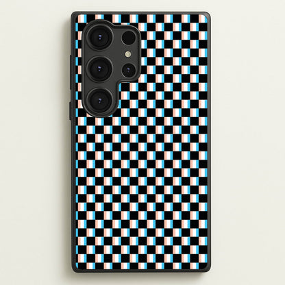 3D Squares - Trippy Patterns  - Trippy Patterns Phone Case for Galaxy S25 Ultra