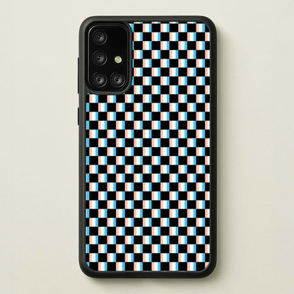 3D Squares - Trippy Patterns  - Trippy Patterns Phone Case for Galaxy A71